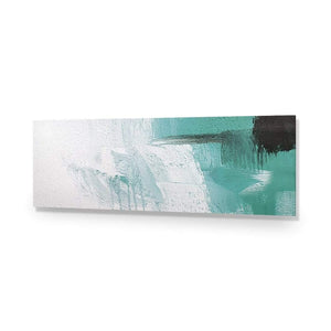 Nowhere to Run, Teal (long) - Wall Art Designs - 1559_CL_H WAD_AP - 030 - EDG_90x30_NONE