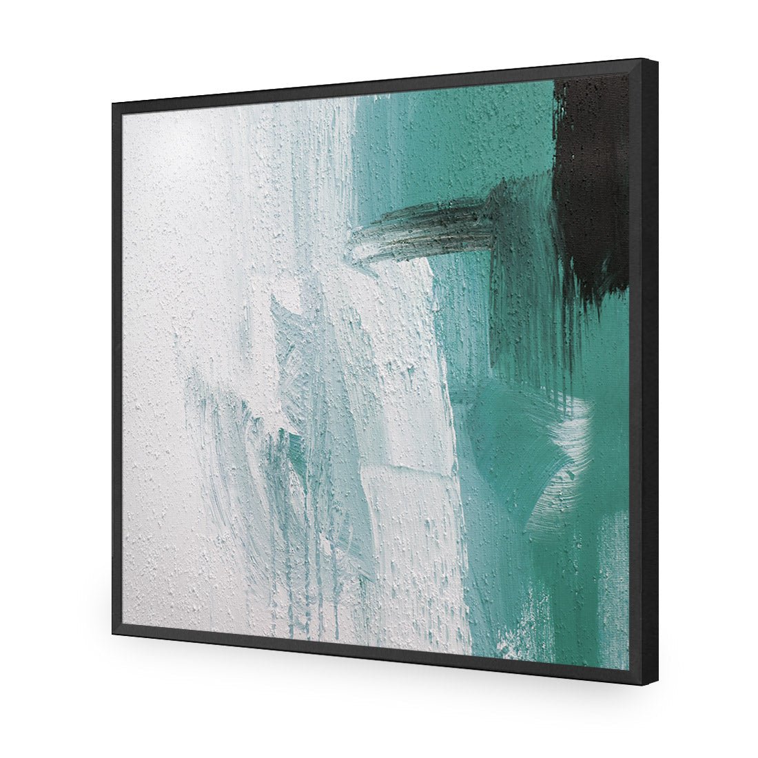 Nowhere to Run, Teal (square) - Wall Art Designs - 1559_CS_Q WAD_AP - 030 - EDG_37x37_S - 2538 - BLK