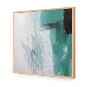 Nowhere to Run, Teal (square) - Wall Art Designs - 1559_CS_Q WAD_AP - 030 - EDG_37x37_S - 2538 - OAK