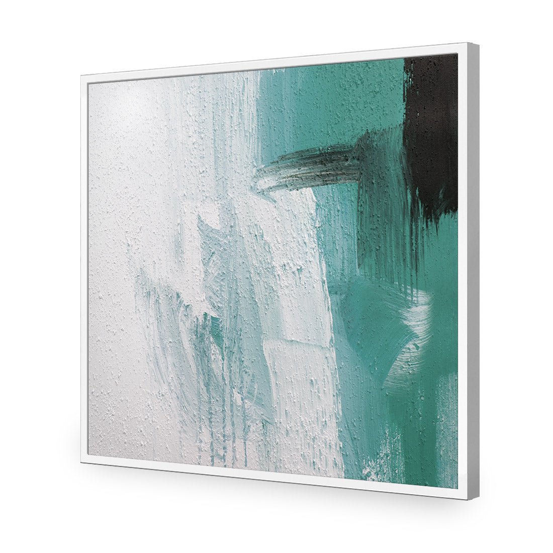 Nowhere to Run, Teal (square) - Wall Art Designs - 1559_CS_Q WAD_AP - 030 - EDG_37x37_S - 2538 - WHT