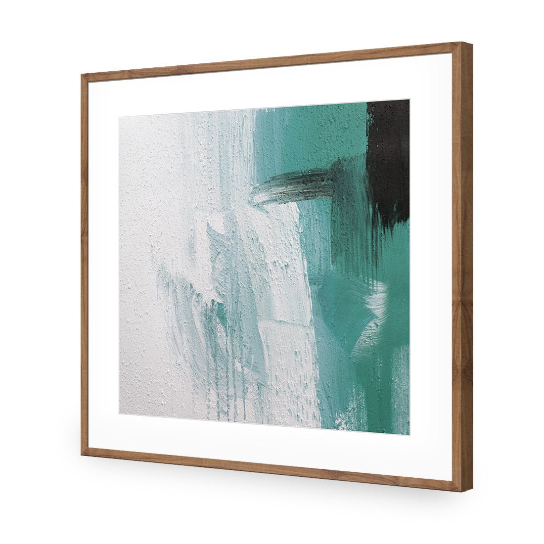 Nowhere to Run, Teal (square) - Wall Art Designs - 1559_CS_Q WAD_AP - 030 - MAT_37x37_S - 2538 - NAT