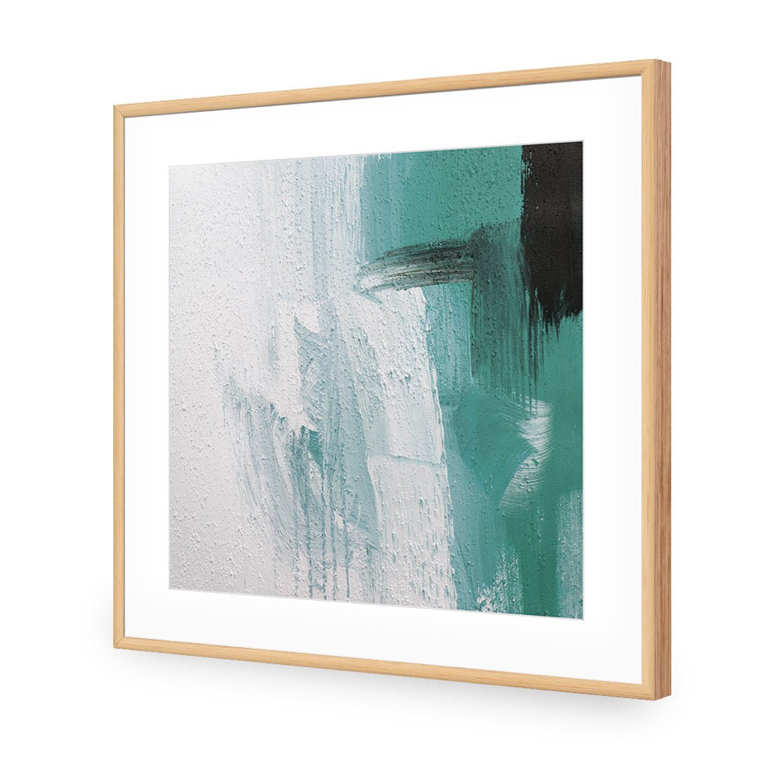 Nowhere to Run, Teal (square) - Wall Art Designs - 1559_CS_Q WAD_AP - 030 - MAT_37x37_S - 2538 - OAK