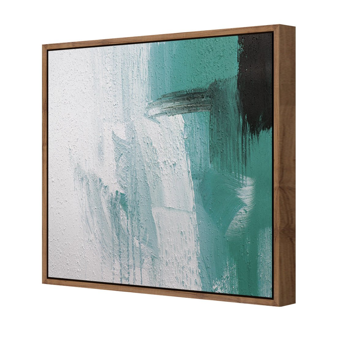 Nowhere to Run, Teal (square) - Wall Art Designs - 1559_CS_Q WAD_CP - MPY - 260 - M - S - S_37x37_S - 1550 - NAT