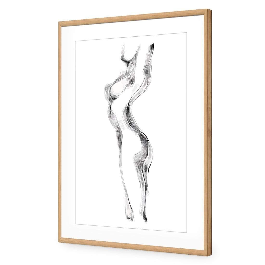 Nude Silhouette Arched - Wall Art Designs - 3290_AR_V WAD_AP - 030 - MAT_45x30_S - 2538 - OAK