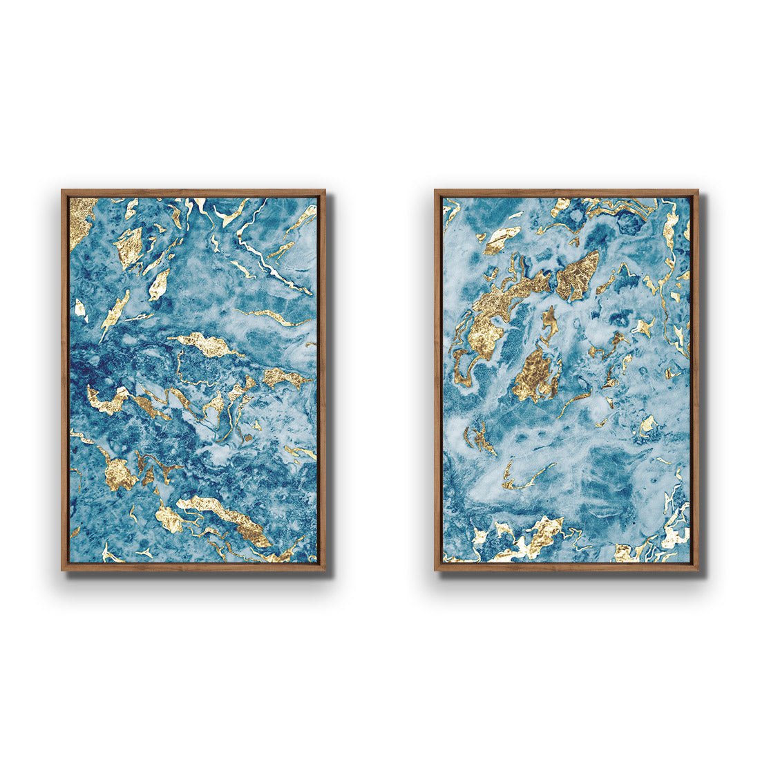 Nuggets Abstract Perfect Pair - Wall Art Designs - SET2_5022_AR_V WAD_CP - MPY - 260 - M - S - S_45x30_S - 1550 - NAT