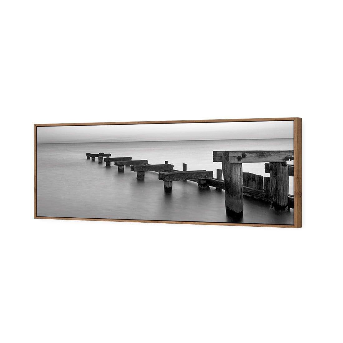 Old Bay Jetty, Black and White (long) - Wall Art Designs - 751_BL_H WAD_CP - MPY - 260 - M - S - S_60x20_S - 1550 - NAT