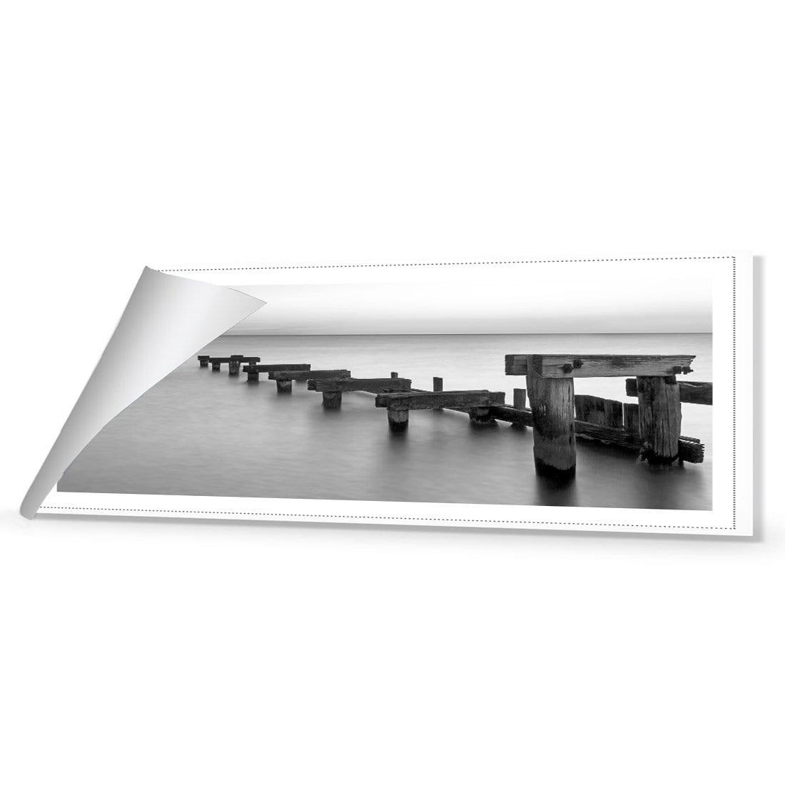 Old Bay Jetty, Black and White (long) - Wall Art Designs - 751_BL_H WAD_CP - MPY - 260 - M - R_60x20_NONE