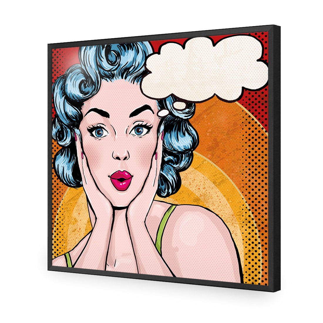 Ooh! Really! (square) - Wall Art Designs - 2193_AS_Q WAD_AP - 030 - EDG_37x37_S - 2538 - BLK