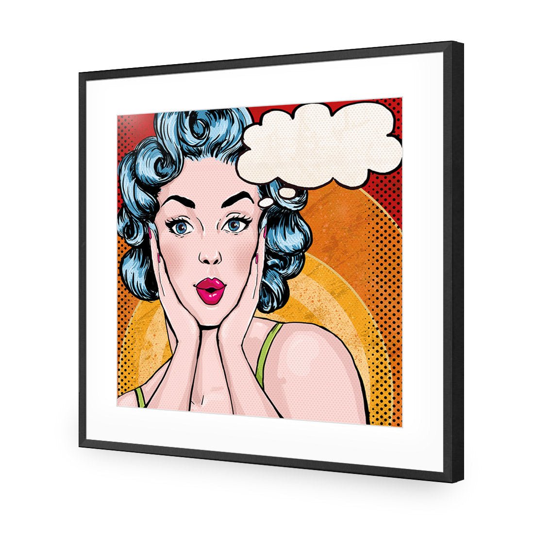 Ooh! Really! (square) - Wall Art Designs - 2193_AS_Q WAD_AP - 030 - MAT_37x37_S - 2538 - BLK