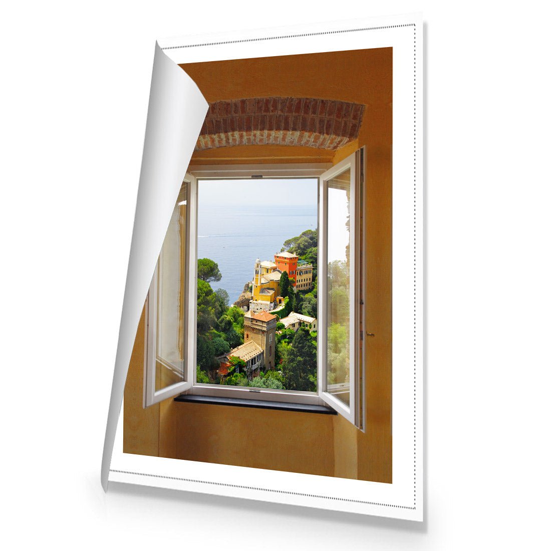 Open Window in Italy - Wall Art Designs - 755_AR_V WAD_CP - MPY - 260 - M - S - S_45x30_NONE