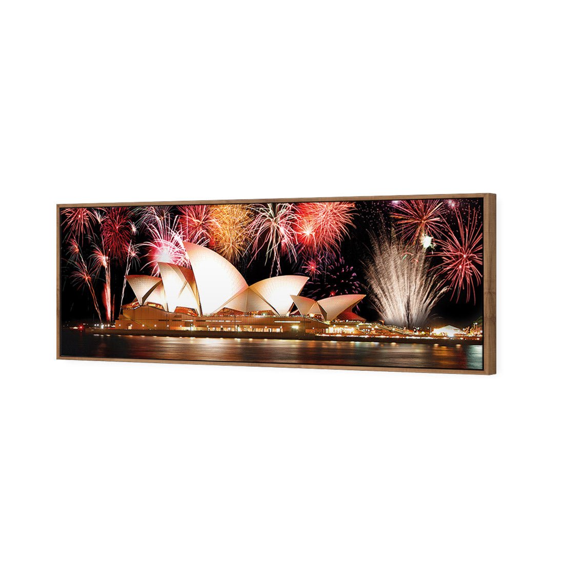 Opera House with Sydney Fireworks (long) - Wall Art Designs - 1100_AL_H WAD_CP - MPY - 260 - M - S - S_60x20_S - 1550 - NAT