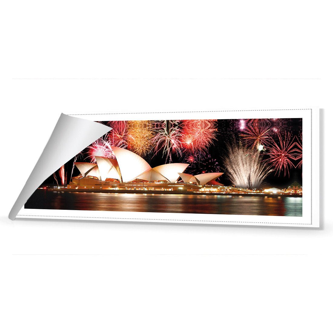 Opera House with Sydney Fireworks (long) - Wall Art Designs - 1100_AL_H WAD_CP - MPY - 260 - M - R_60x20_NONE