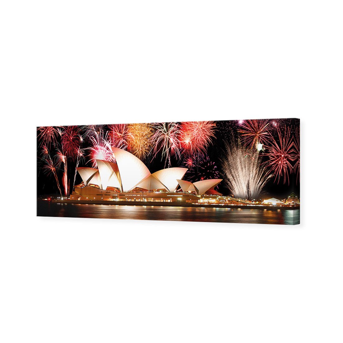 Opera House with Sydney Fireworks (long) - Wall Art Designs - 1100_AL_H WAD_CP - MPY - 260 - M - S - S_60x20_NONE