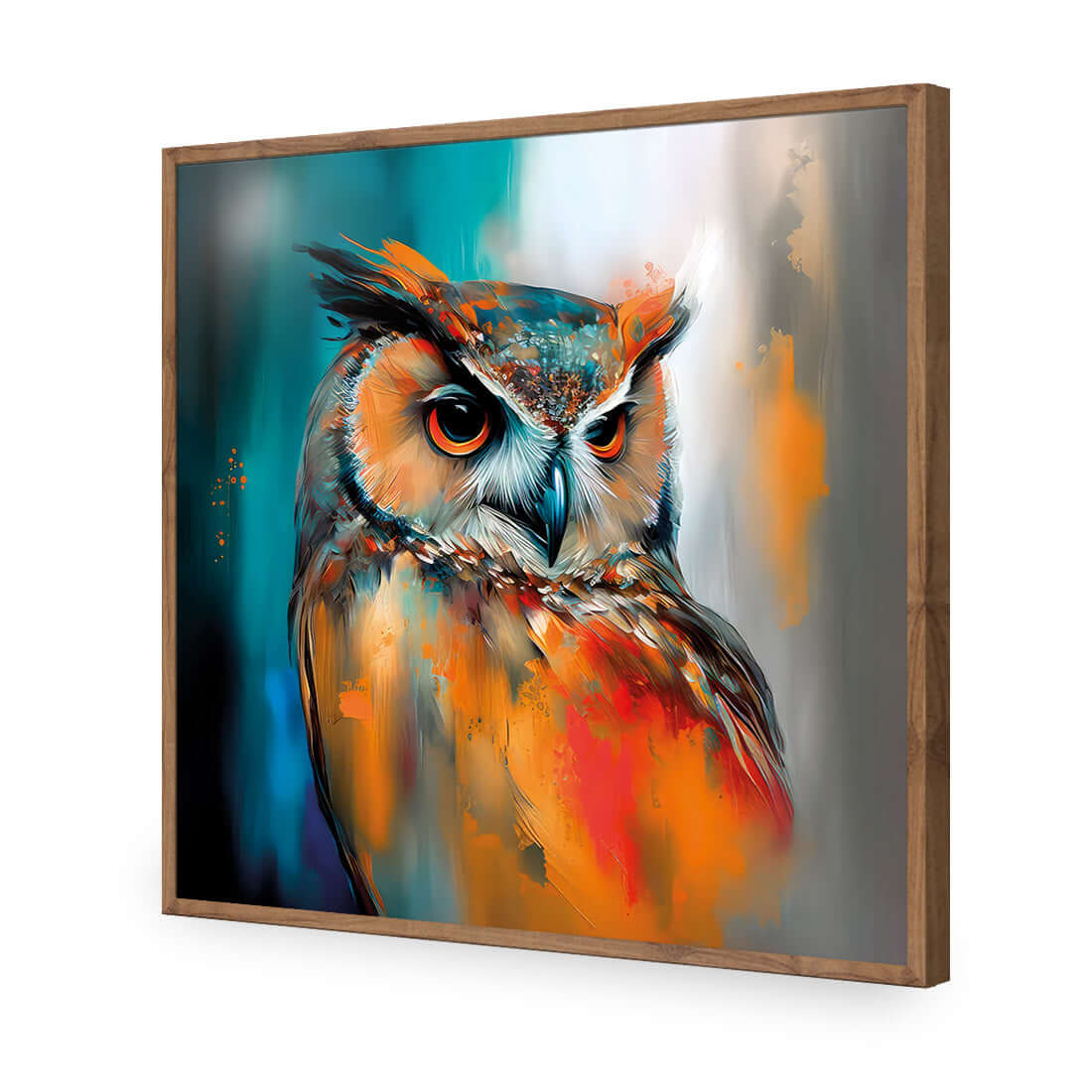 Owl Portrait II - Wall Art Designs - WB_100520_AS_Q WAD_AP - 030 - EDG_37x37_S - 2538 - NAT