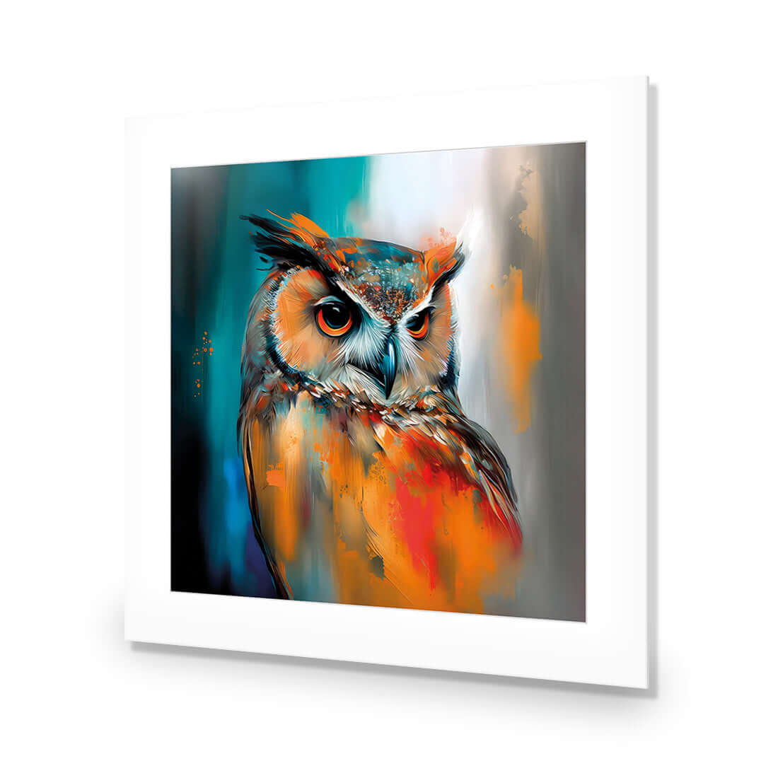 Owl Portrait II - Wall Art Designs - WB_100520_AS_Q WAD_AP - 030 - MAT_37x37_NONE