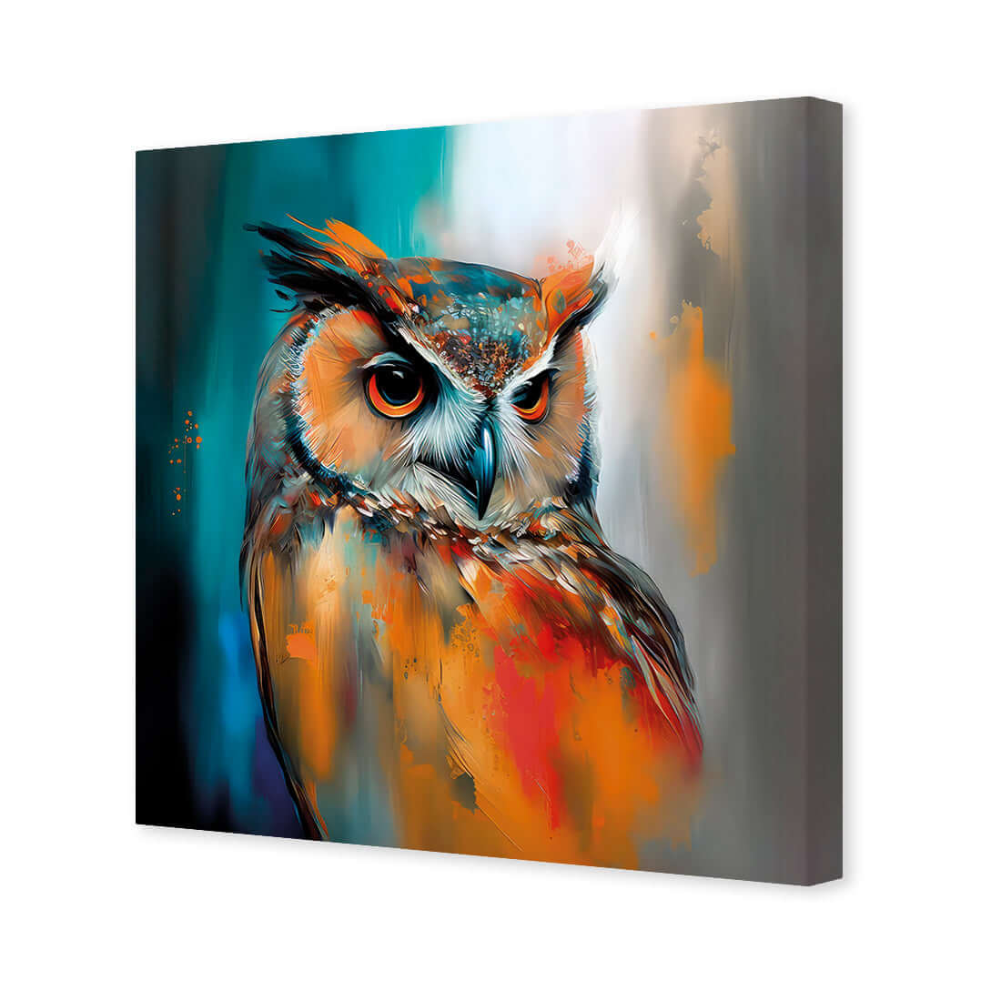 Owl Portrait II - Wall Art Designs - WB_100520_AS_Q WAD_CP - MPY - 260 - M - S - S_37x37_NONE