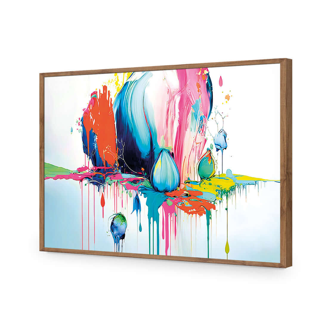 Paint Drip Buds (Rectangle) - Wall Art Designs - WB_100216_AR_H WAD_AP - 030 - EDG_45x30_S - 2538 - NAT