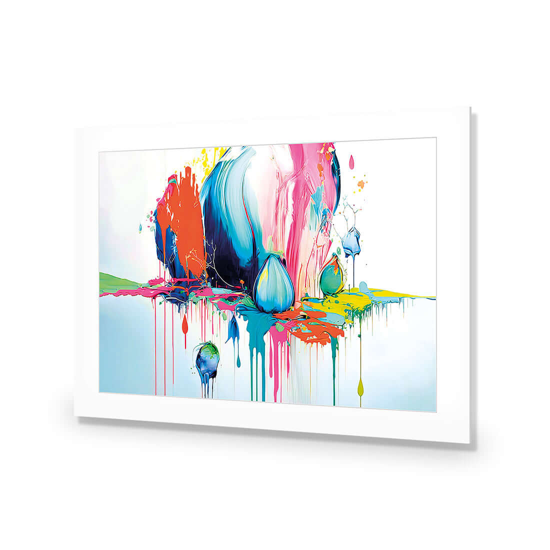 Paint Drip Buds (Rectangle) - Wall Art Designs - WB_100216_AR_H WAD_AP - 030 - MAT_45x30_NONE