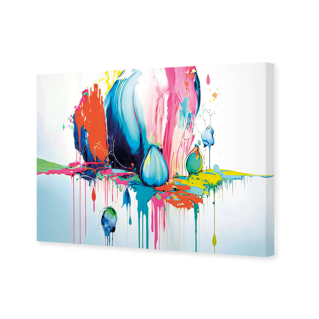 Paint Drip Buds (Rectangle) - Wall Art Designs - WB_100216_AR_H WAD_CP - MPY - 260 - M - S - S_45x30_NONE