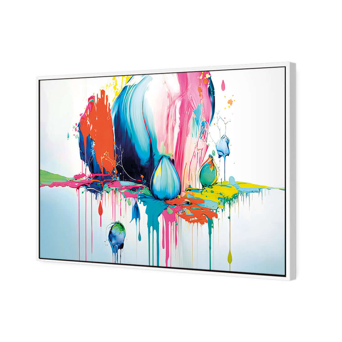 Paint Drip Buds (Rectangle) - Wall Art Designs - WB_100216_AR_H WAD_CP - MPY - 260 - M - S - S_45x30_S - 1550 - WHT