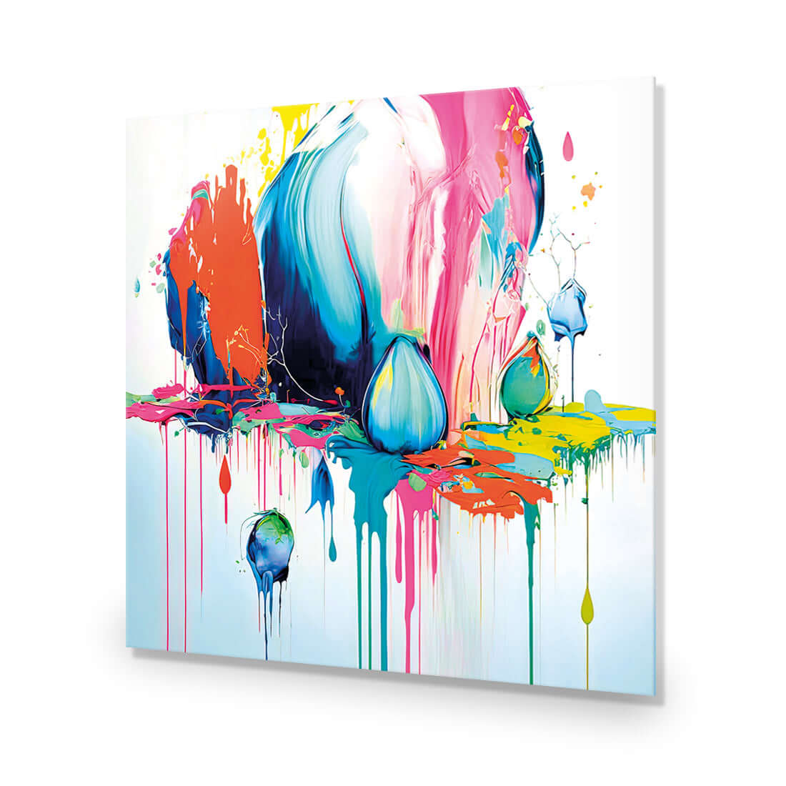 Paint Drip Buds (Square) - Wall Art Designs - WB_100216_AS_Q WAD_AP - 030 - EDG_37x37_NONE