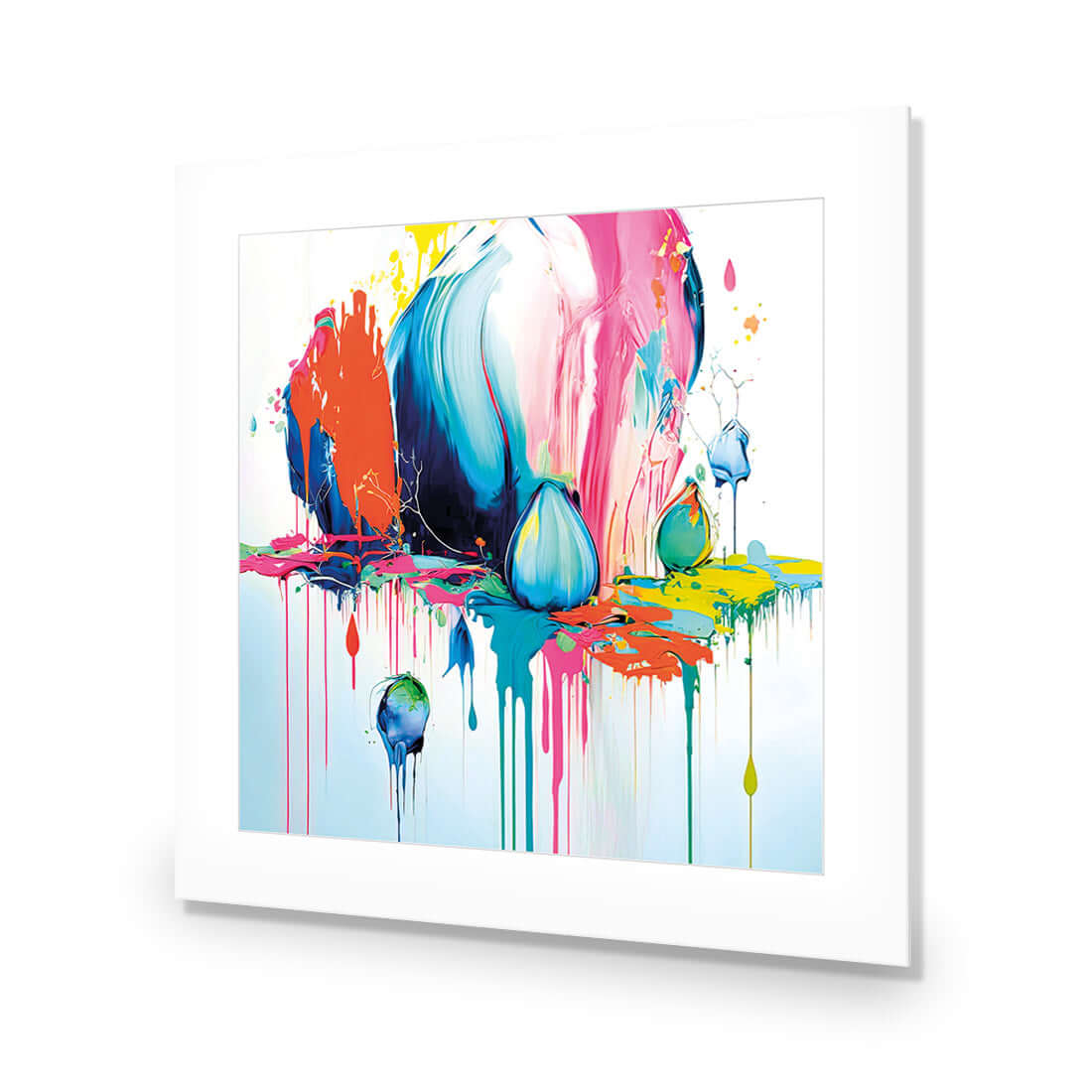 Paint Drip Buds (Square) - Wall Art Designs - WB_100216_AS_Q WAD_AP - 030 - MAT_37x37_NONE