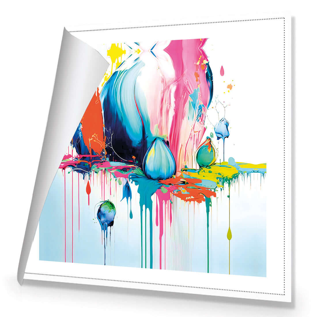 Paint Drip Buds (Square) - Wall Art Designs - WB_100216_AS_Q WAD_CP - MPY - 260 - M - R_37x37_NONE