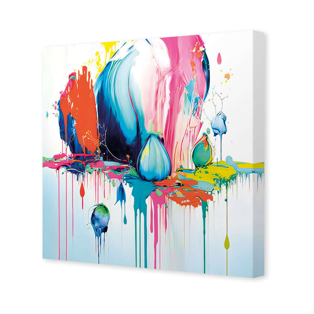 Paint Drip Buds (Square) - Wall Art Designs - WB_100216_AS_Q WAD_CP - MPY - 260 - M - S - S_37x37_NONE