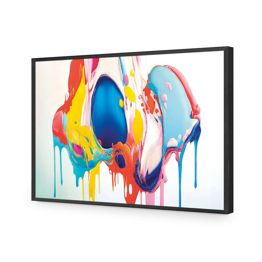 Paint Drip Pods (Rectangle) - Wall Art Designs - WB_100215_AR_H WAD_AP - 030 - EDG_45x30_S - 2538 - BLK