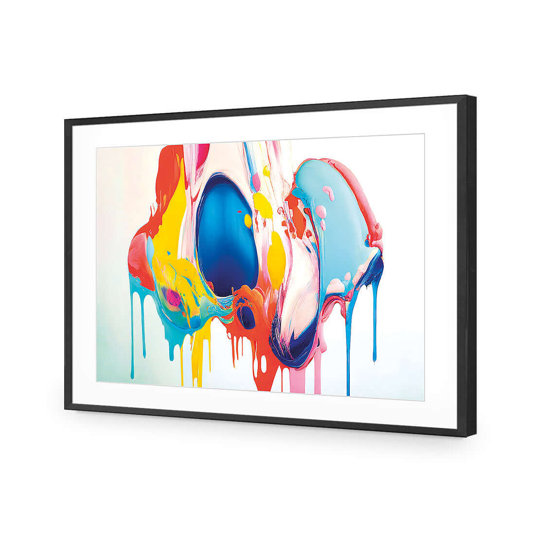 Paint Drip Pods (Rectangle) - Wall Art Designs - WB_100215_AR_H WAD_AP - 030 - MAT_45x30_S - 2538 - BLK