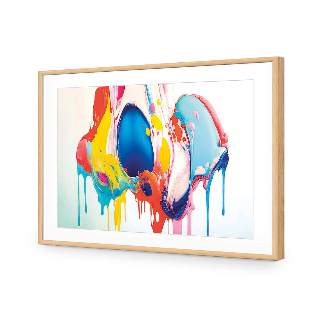 Paint Drip Pods (Rectangle) - Wall Art Designs - WB_100215_AR_H WAD_AP - 030 - MAT_45x30_S - 2538 - OAK