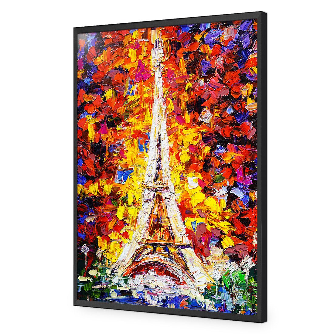 Painted Eiffel Tower - Wall Art Designs - 723_AR_V WAD_AP - 030 - EDG_45x30_S - 2538 - BLK