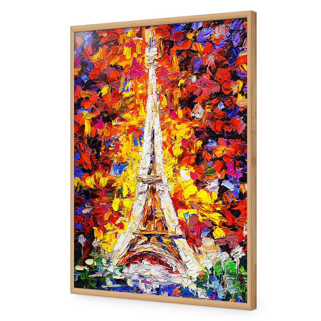 Painted Eiffel Tower - Wall Art Designs - 723_AR_V WAD_AP - 030 - EDG_45x30_S - 2538 - OAK