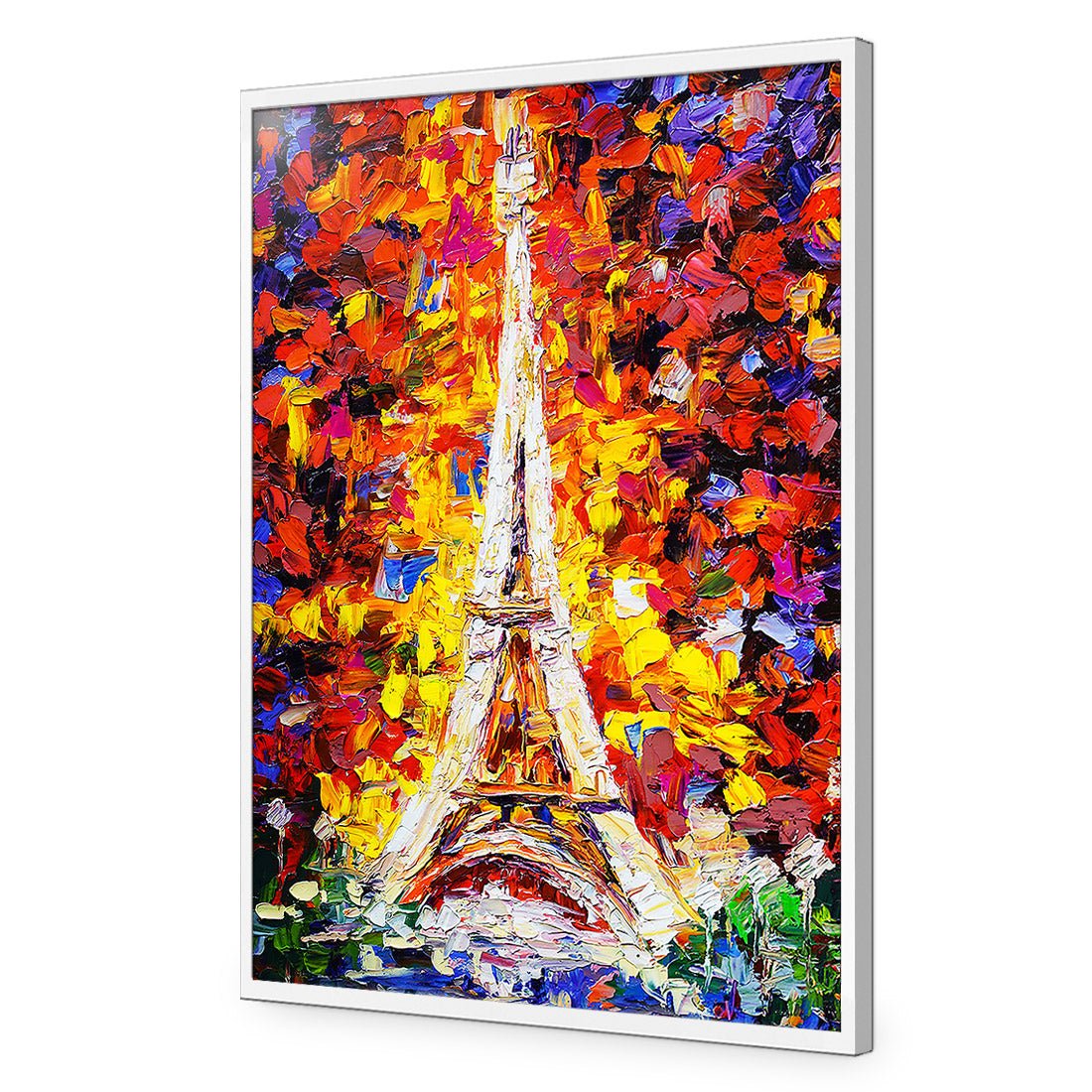 Painted Eiffel Tower - Wall Art Designs - 723_AR_V WAD_AP - 030 - EDG_45x30_S - 2538 - WHT