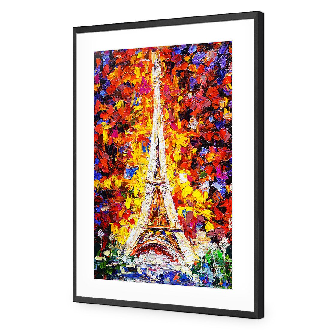 Painted Eiffel Tower - Wall Art Designs - 723_AR_V WAD_AP - 030 - MAT_45x30_S - 2538 - BLK