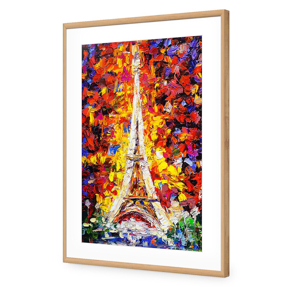 Painted Eiffel Tower - Wall Art Designs - 723_AR_V WAD_AP - 030 - MAT_45x30_S - 2538 - OAK