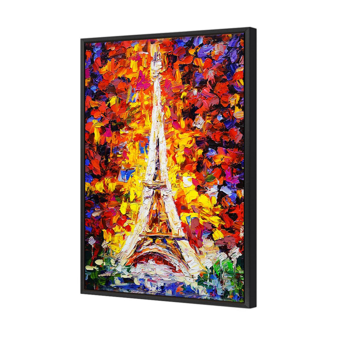 Painted Eiffel Tower - Wall Art Designs - 723_AR_V WAD_CP - MPY - 260 - M - S - S_45x30_S - 1550 - BLK