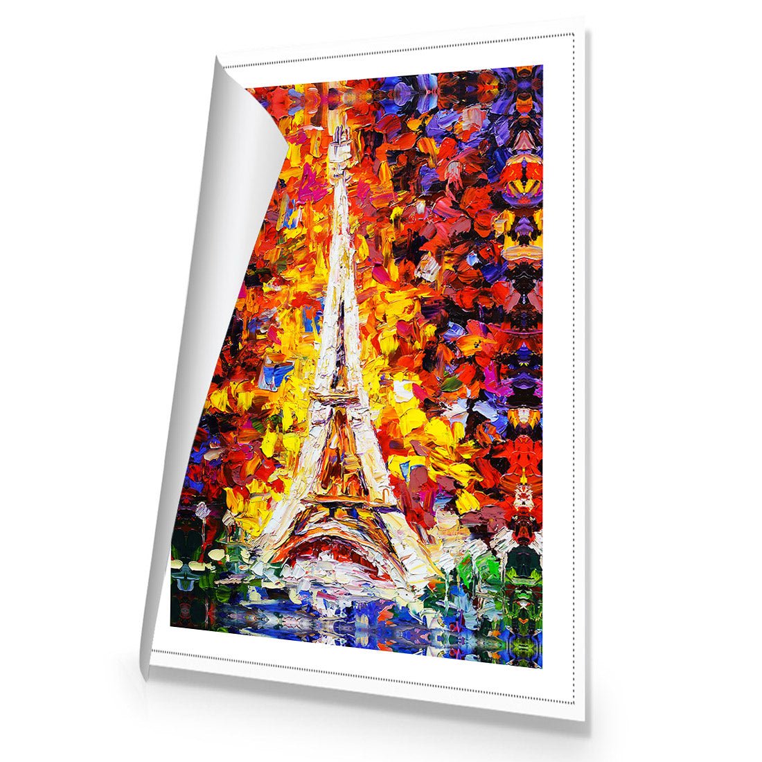 Painted Eiffel Tower - Wall Art Designs - 723_AR_V WAD_CP - MPY - 260 - M - R_45x30_NONE