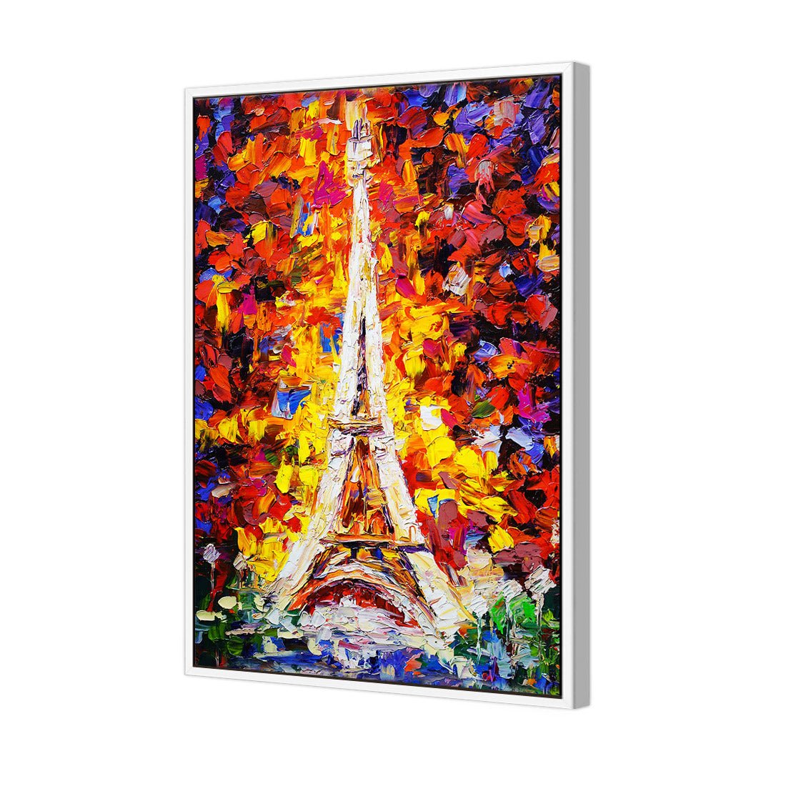 Painted Eiffel Tower - Wall Art Designs - 723_AR_V WAD_CP - MPY - 260 - M - S - S_45x30_S - 1550 - WHT