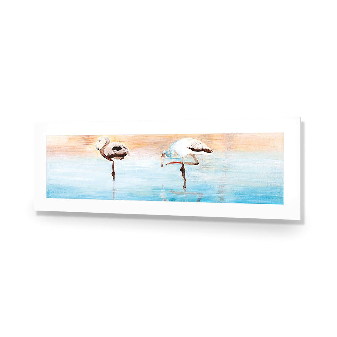 Painted Flamingoes (long) - Wall Art Designs - 1514_AL_H WAD_AP - 030 - MAT_90x30_NONE