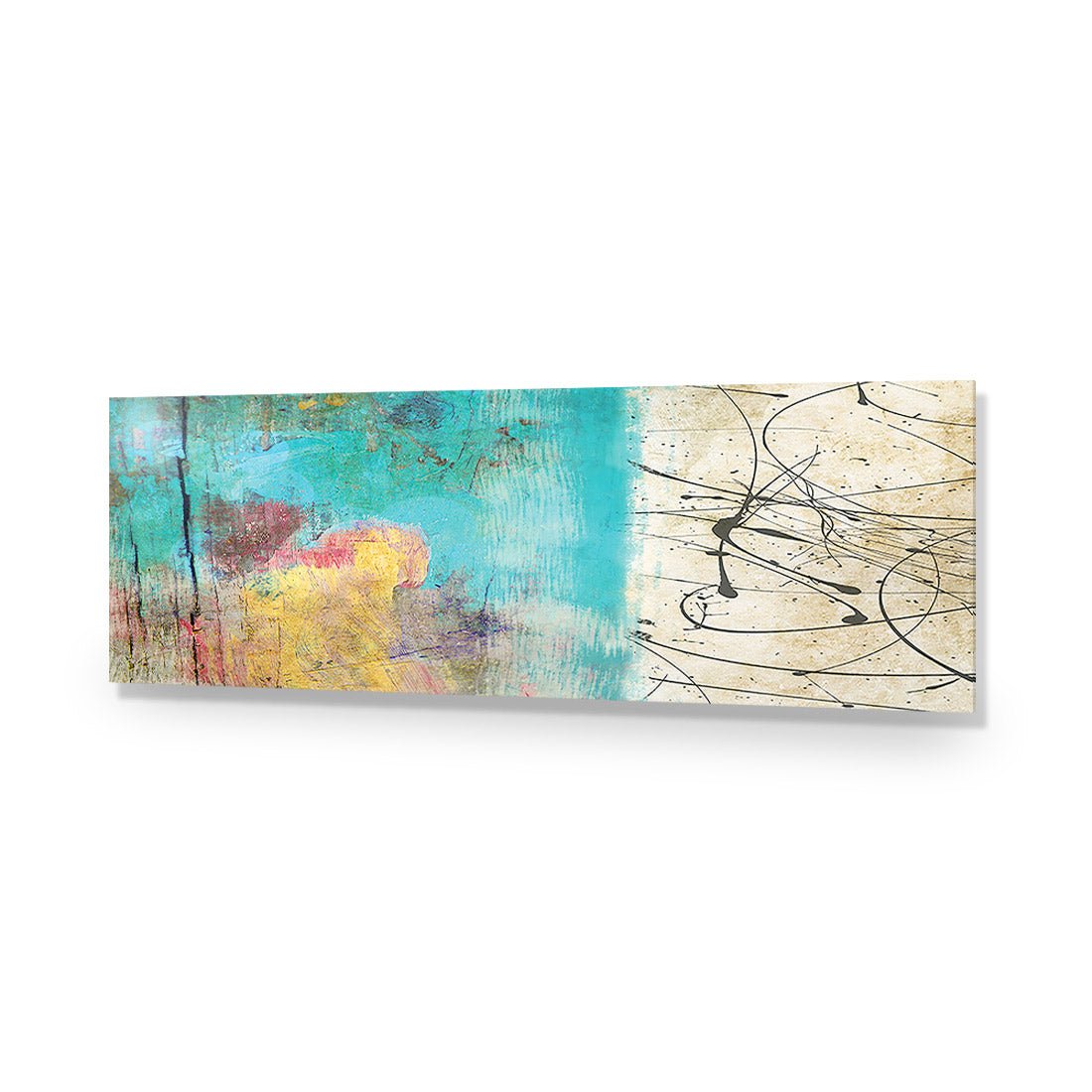 Painted Grunge Splatter (long) - Wall Art Designs - 1537_AL_H WAD_AP - 030 - EDG_90x30_NONE