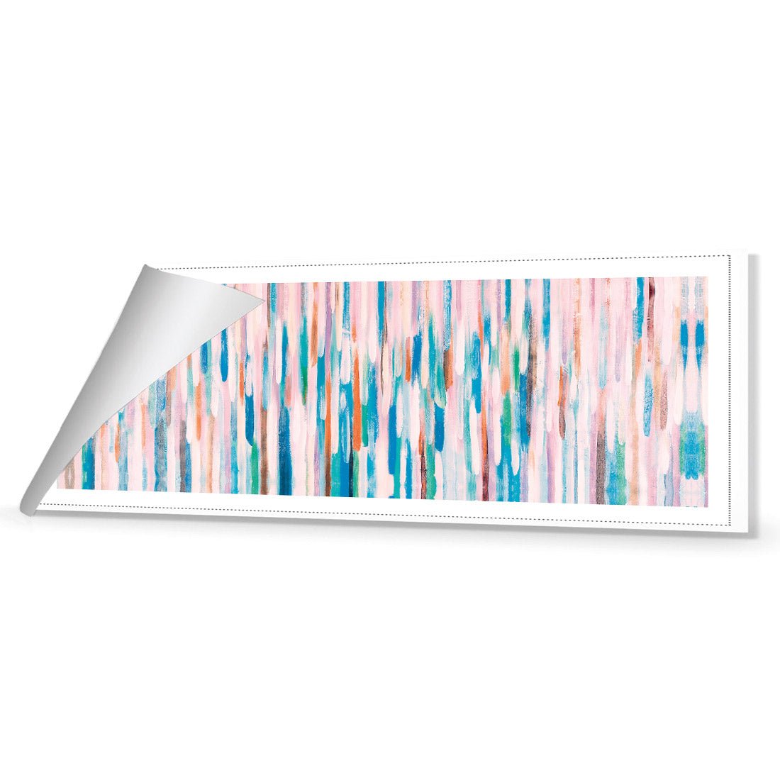 Painted Rain, Pastel (Long) - Wall Art Designs - 2758_GL_H WAD_CP - MPY - 260 - M - S - S_60x20_NONE