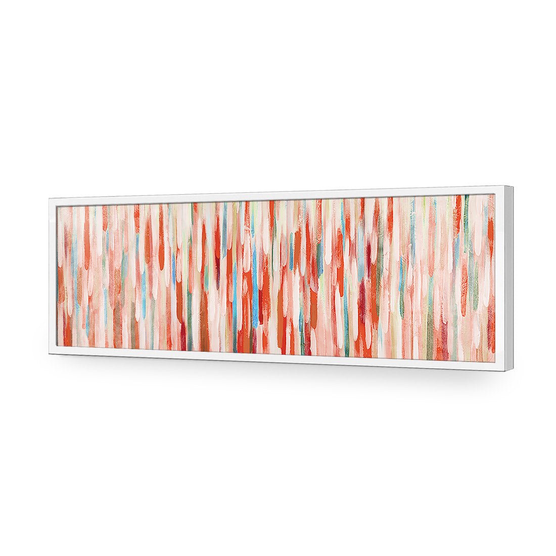 Painted Rain, Rust (Long) - Wall Art Designs - 2758_FL_H WAD_AP - 030 - EDG_90x30_S - 2538 - WHT