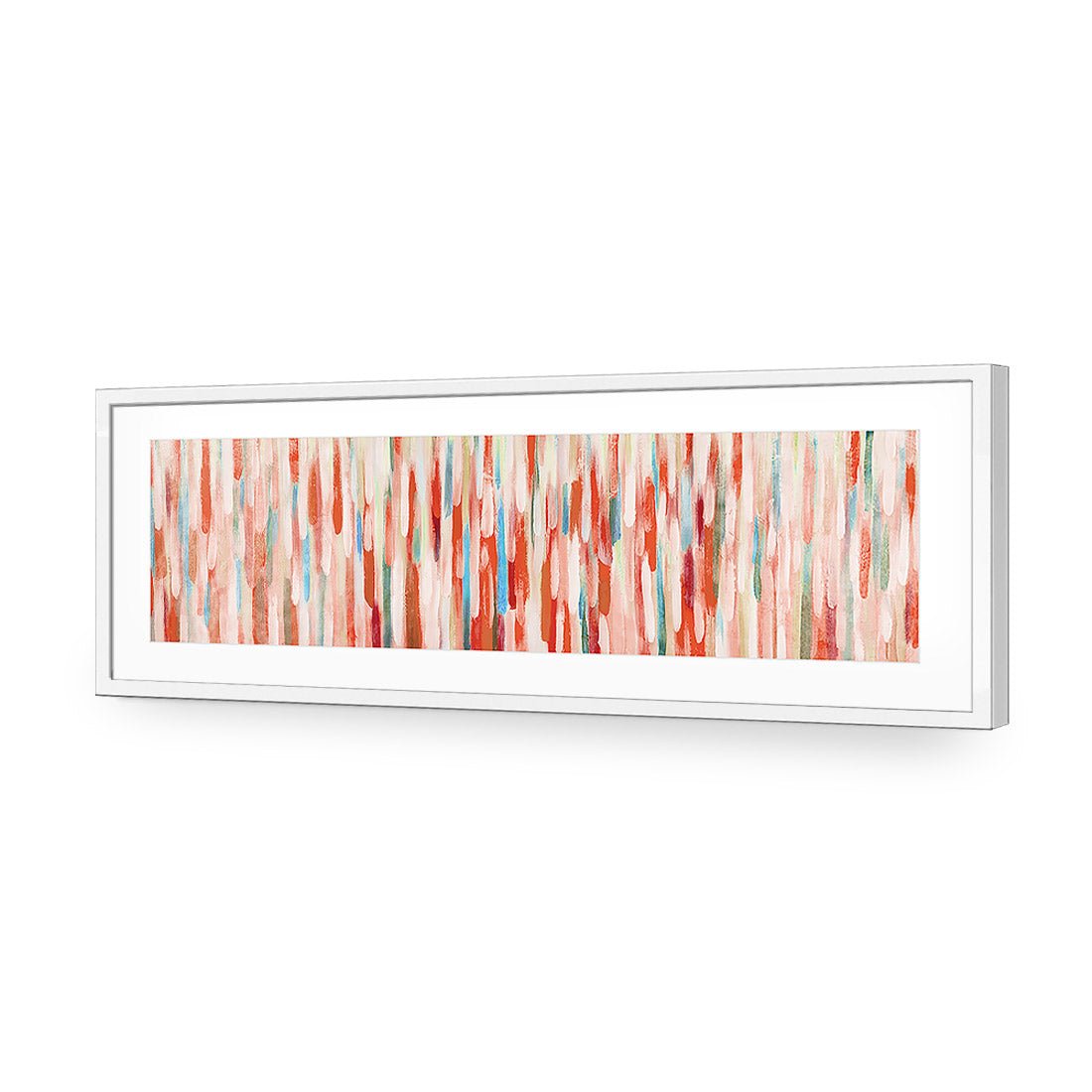 Painted Rain, Rust (Long) - Wall Art Designs - 2758_FL_H WAD_AP - 030 - MAT_90x30_S - 2538 - WHT