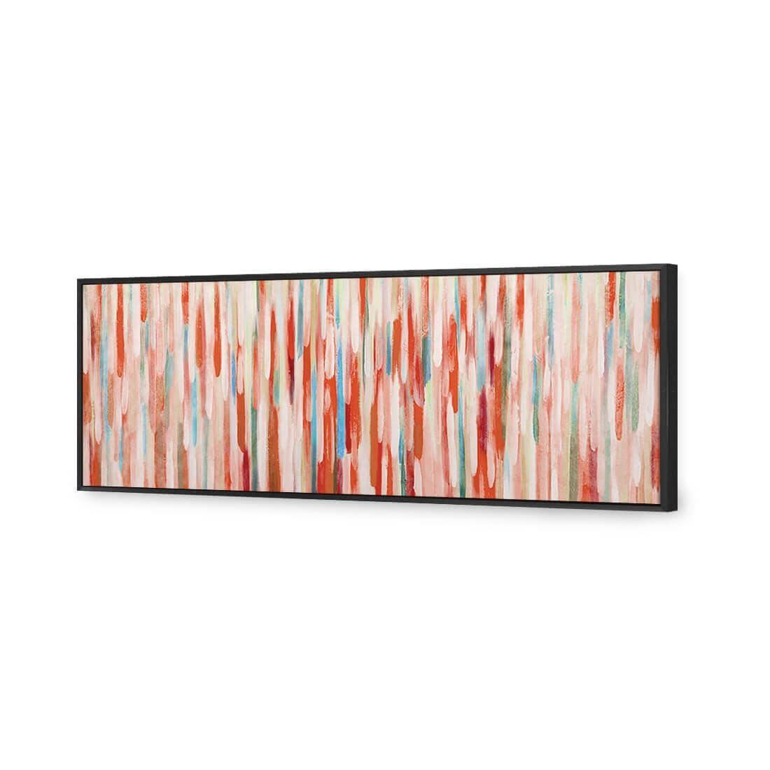 Painted Rain, Rust (Long) - Wall Art Designs - 2758_FL_H WAD_CP - MPY - 260 - M - S - S_60x20_S - 1550 - BLK