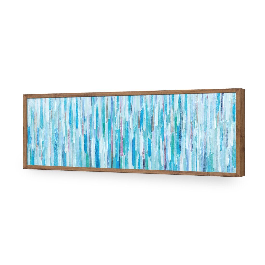 Painted Rain, Teal (Long) - Wall Art Designs - 2758_EL_H WAD_AP - 030 - EDG_90x30_S - 2538 - NAT