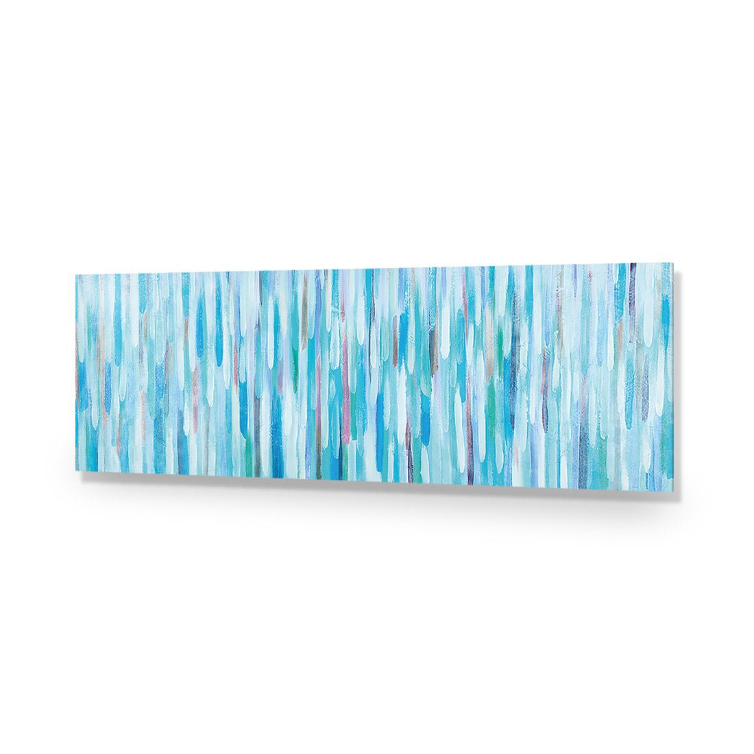 Painted Rain, Teal (Long) - Wall Art Designs - 2758_EL_H WAD_AP - 030 - EDG_90x30_NONE