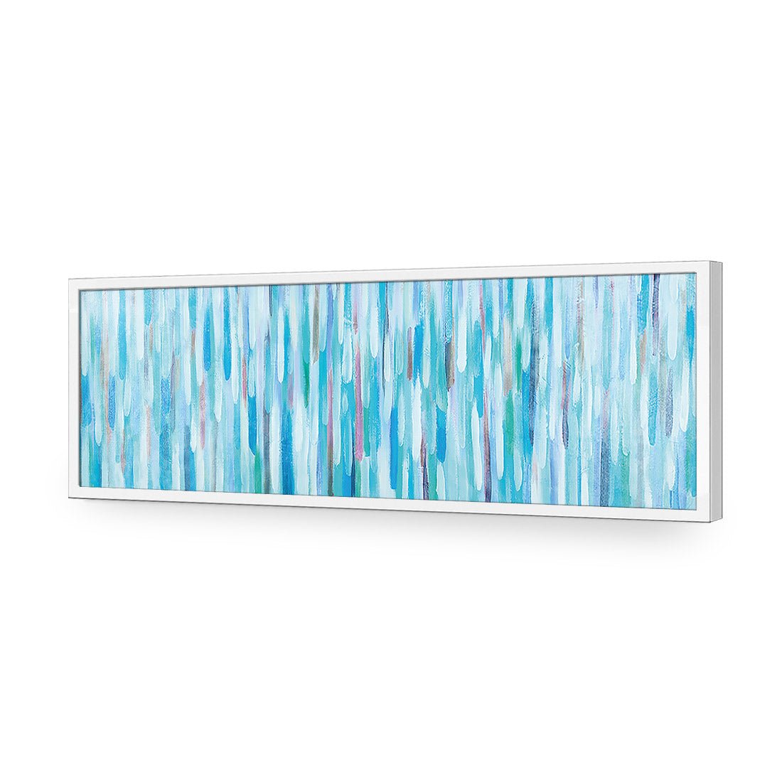 Painted Rain, Teal (Long) - Wall Art Designs - 2758_EL_H WAD_AP - 030 - EDG_90x30_S - 2538 - WHT