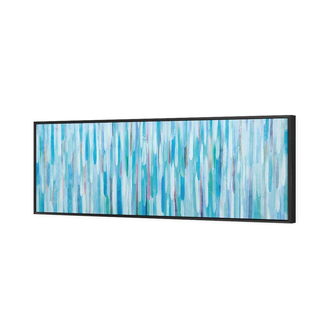 Painted Rain, Teal (Long) - Wall Art Designs - 2758_EL_H WAD_CP - MPY - 260 - M - S - S_60x20_S - 1550 - BLK