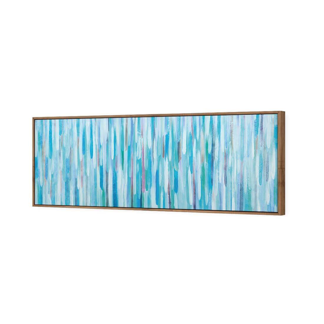 Painted Rain, Teal (Long) - Wall Art Designs - 2758_EL_H WAD_CP - MPY - 260 - M - S - S_60x20_S - 1550 - NAT